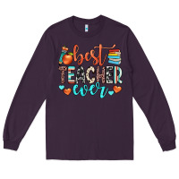 Plum best teacher ever Long Sleeve Tee - JahusDesignShop