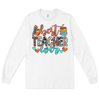 White best teacher ever Long Sleeve Tee - JahusDesignShop
