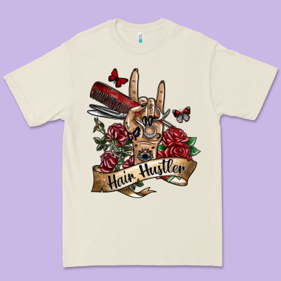 Hair Hustler 3 Premium Tee Designed By Sublimationcraftshop