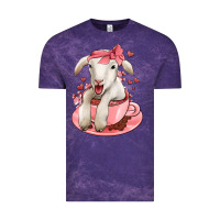 Cloud Purple valentines day lamb Vintage Tee - Jasminsmagicworld