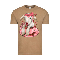 Vintage Coffee valentines day lamb Vintage Tee - Jasminsmagicworld