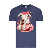 Vintage Denim valentines day lamb Vintage Tee - Jasminsmagicworld