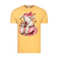 Vintage Mustard valentines day lamb Vintage Tee - Jasminsmagicworld