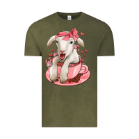 Vintage Olive valentines day lamb Vintage Tee - Jasminsmagicworld