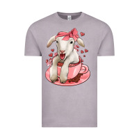 Vintage Zinc valentines day lamb Vintage Tee - Jasminsmagicworld