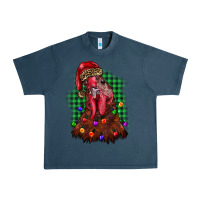 Midnight Navy christmas rooster Urban Heavy Tee - BarkalooDesign
