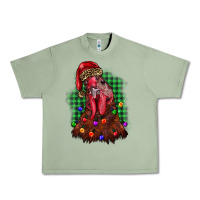 Oil Green christmas rooster Urban Heavy Tee - BarkalooDesign