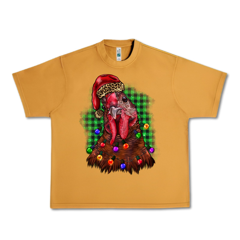 Christmas Rooster Urban Heavy Tee by BarkalooDesign | Teevron