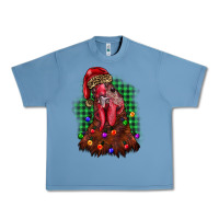 Pebble Blue christmas rooster Urban Heavy Tee - BarkalooDesign