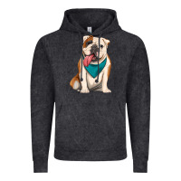 Vintage Black english bulldog Vintage Hoodie - Artiststas