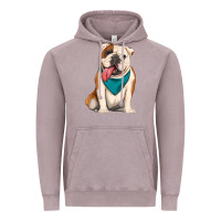 Vintage Zinc english bulldog Vintage Hoodie - Artiststas