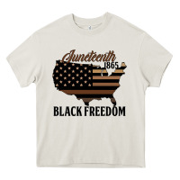 Cream juneteenth 1865 black freedom Heavy Core Tee - HRA Design Shop