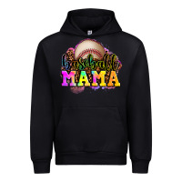 Black baseball mama Urban Hoodie - OliviaCreatesArt