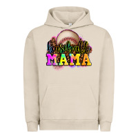 Pigment French Oak baseball mama Urban Hoodie - OliviaCreatesArt