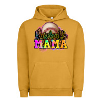Pigment Peanut Butter baseball mama Urban Hoodie - OliviaCreatesArt