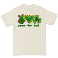 Bone peace love luck st. patricks day nePeace love luck Premium Tee - Neo Western