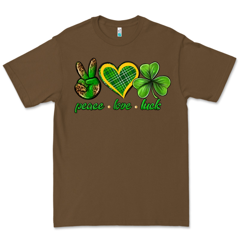 Peace Love Luck St. Patricks Day Nepeace Love Luck Premium Tee by Neo Western | Teevron