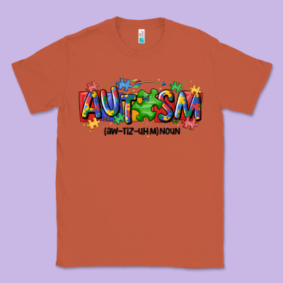 Autism Awtizuhm Noun Classic Tee Designed By Maliassmallbusiness