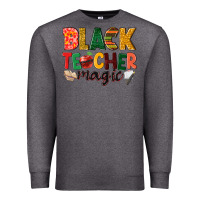 Charcoal Heather black teacher magic Premium Sweatshirt - NancyCooperArtShop