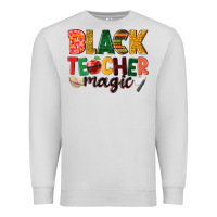 Dove Grey black teacher magic Premium Sweatshirt - NancyCooperArtShop