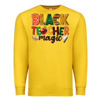 Lemon black teacher magic Premium Sweatshirt - NancyCooperArtShop