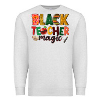 Oatmeal Heather black teacher magic Premium Sweatshirt - NancyCooperArtShop