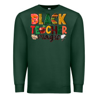 Sports Green black teacher magic Premium Sweatshirt - NancyCooperArtShop