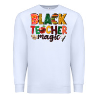 White black teacher magic Premium Sweatshirt - NancyCooperArtShop