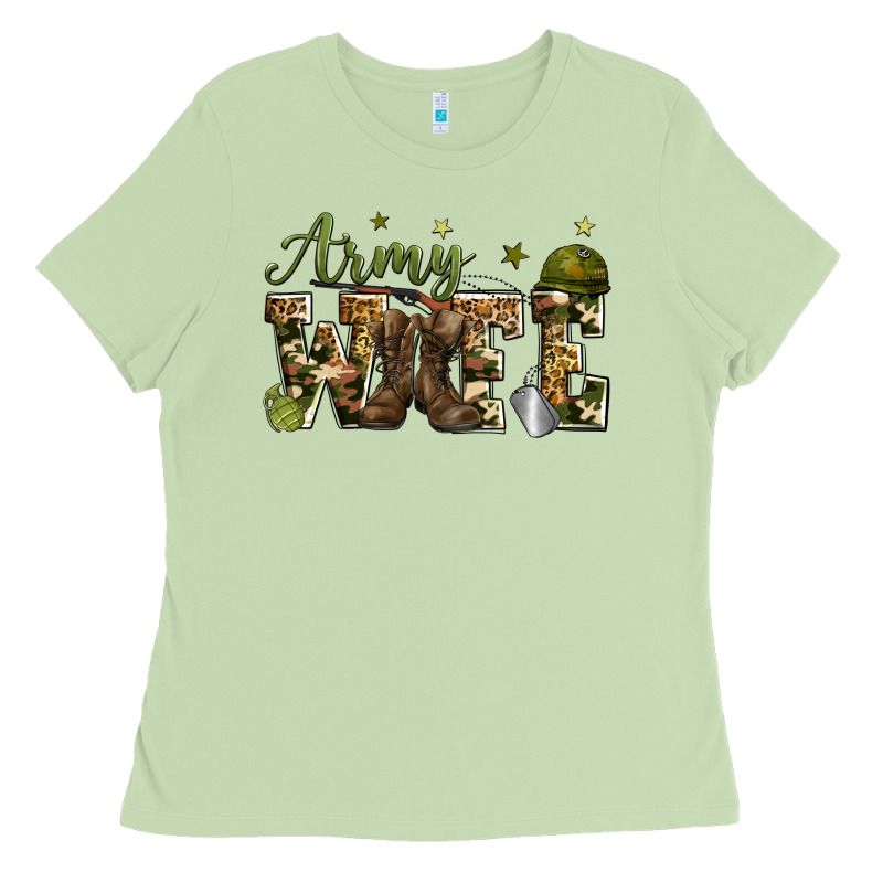Army Wife Ladies Tee by Zillion Design Studio | Teevron