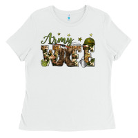 White army wife Ladies Tee - Zillion Design Studio