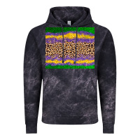 Cloud Black mardi gras leopard Vintage Hoodie - AdoDesignShop