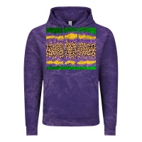 Cloud Purple mardi gras leopard Vintage Hoodie - AdoDesignShop