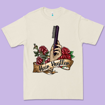 Hair Hustler 4 Premium Tee Designed By Sublimationcraftshop
