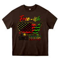Chocolate Brown free ish since 1865 Heavy Core Tee - HRA Design Shop
