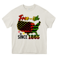 Cream free ish since 1865 Heavy Core Tee - HRA Design Shop