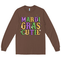 Chestnut mardi gras cutie Long Sleeve Tee - MaliasSmallBusiness
