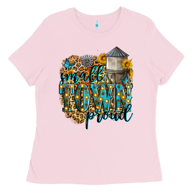 Small Town Proud Ladies Tee by Zillion Design Studio | Teevron