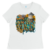 White small town proud Ladies Tee - Zillion Design Studio