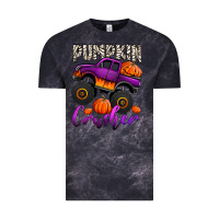 Cloud Black pumpkin crusher monster truck Vintage Tee - Jasminsmagicworld