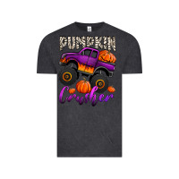 Vintage Black pumpkin crusher monster truck Vintage Tee - Jasminsmagicworld