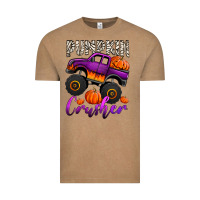 Vintage Coffee pumpkin crusher monster truck Vintage Tee - Jasminsmagicworld