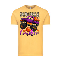 Vintage Mustard pumpkin crusher monster truck Vintage Tee - Jasminsmagicworld