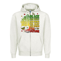 Oatmeal Heather title black history celebration Zipper Hoodie - LillyAllenDesigns