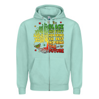 Seafoam title black history celebration Zipper Hoodie - LillyAllenDesigns