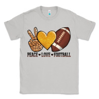 Moon Dust peace love football revize Classic Tee - AdoDesignShop