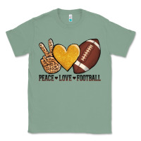 Sage peace love football revize Classic Tee - AdoDesignShop