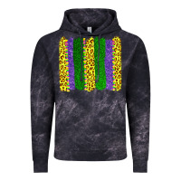 Cloud Black mardi gras leopard brushstrokes Vintage Hoodie - AdoDesignShop