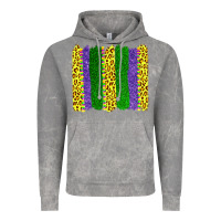 Cloud Rock mardi gras leopard brushstrokes Vintage Hoodie - AdoDesignShop