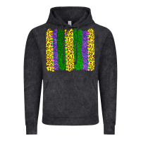 Vintage Black mardi gras leopard brushstrokes Vintage Hoodie - AdoDesignShop