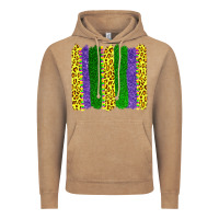 Vintage Coffee mardi gras leopard brushstrokes Vintage Hoodie - AdoDesignShop